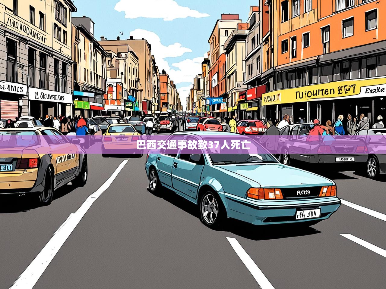 巴西交通事故致37人死亡