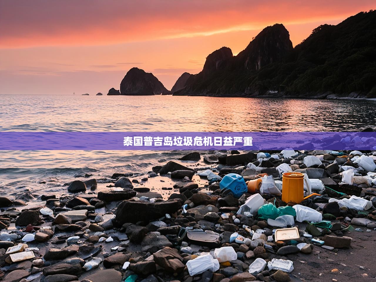 泰国普吉岛垃圾危机日益严重 泰国普吉岛垃圾危机日益严重