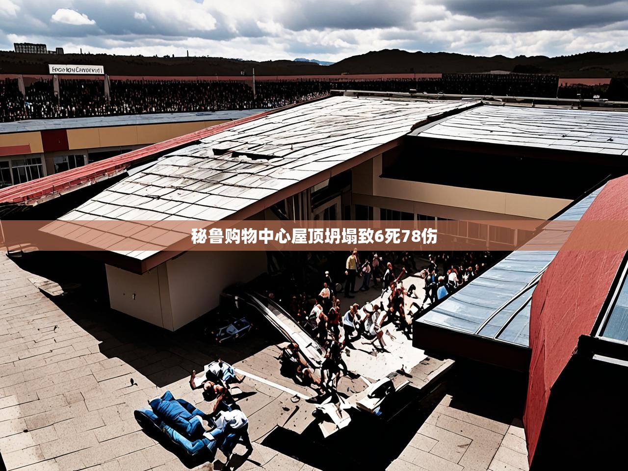 秘鲁购物中心屋顶坍塌致6死78伤