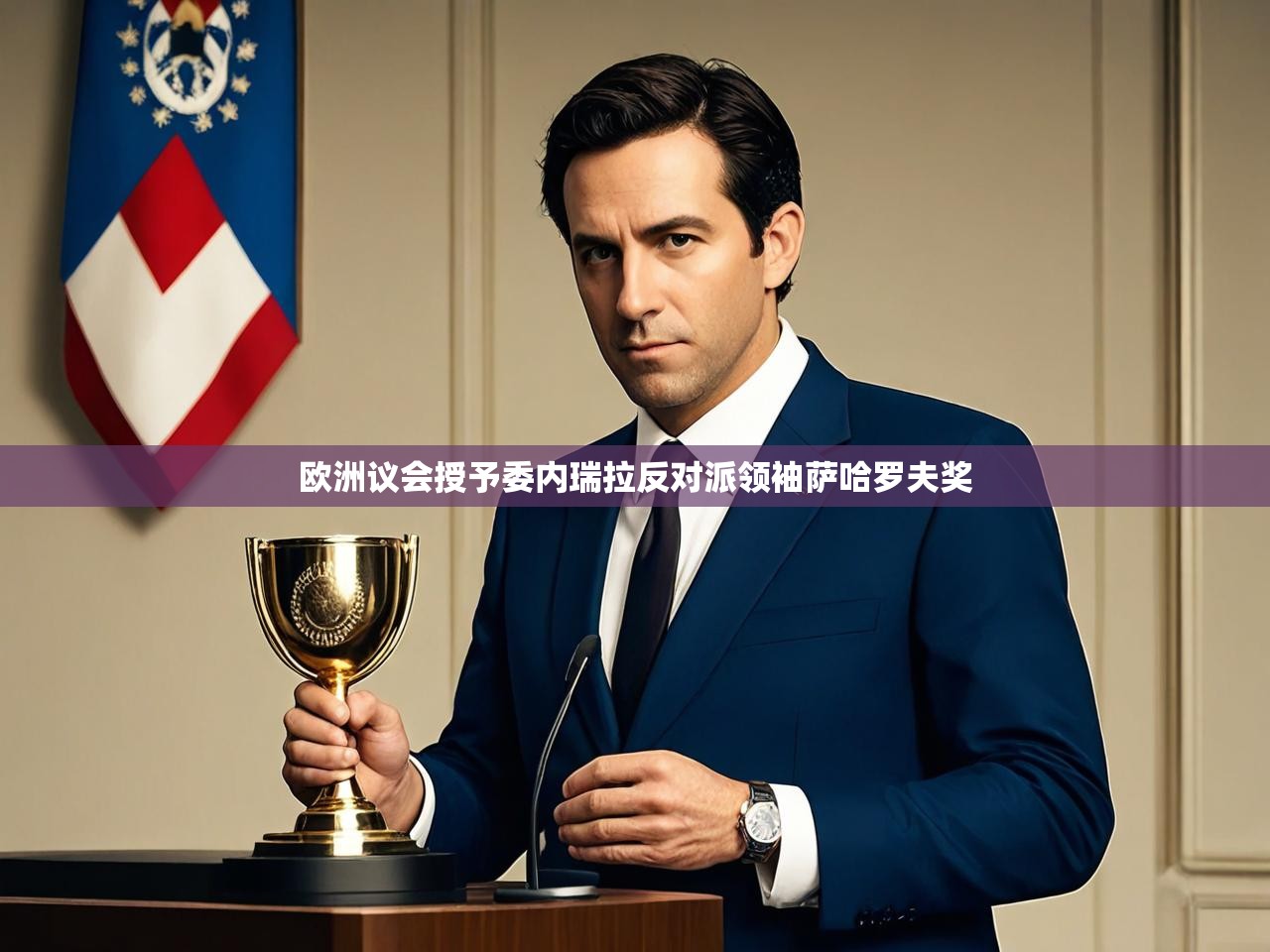 欧洲议会授予委内瑞拉反对派领袖萨哈罗夫奖