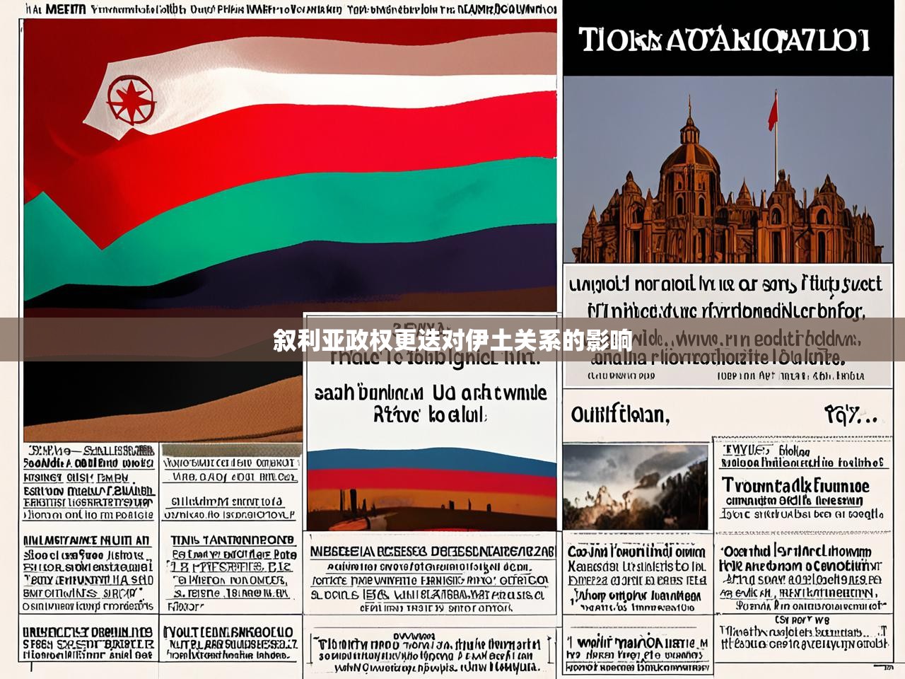 叙利亚政权更迭对伊土关系的影响