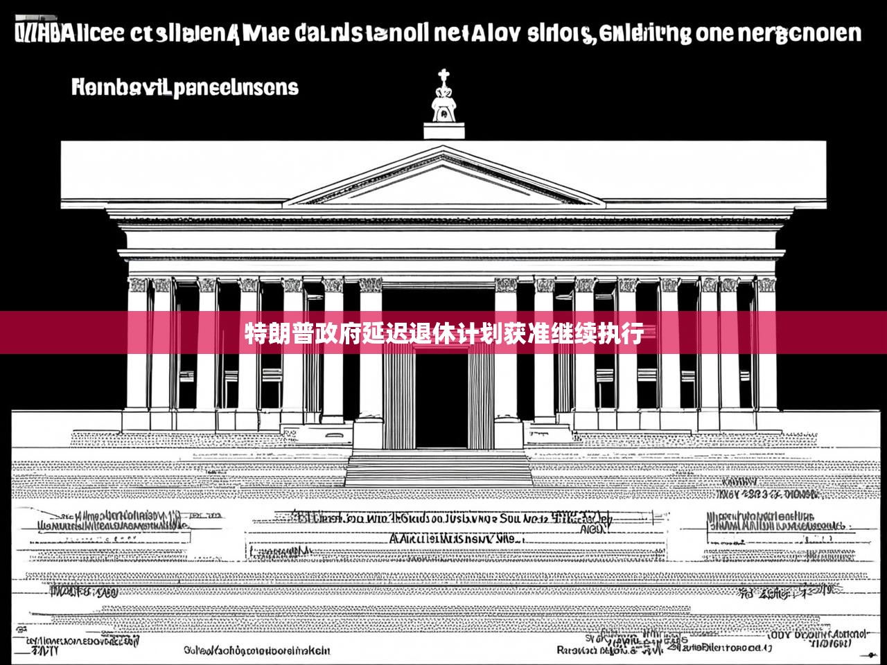特朗普政府延迟退休计划获准继续执行
