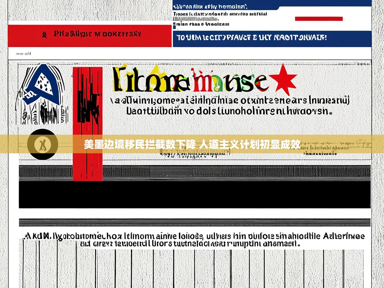 美墨边境移民拦截数下降 人道主义计划初显成效