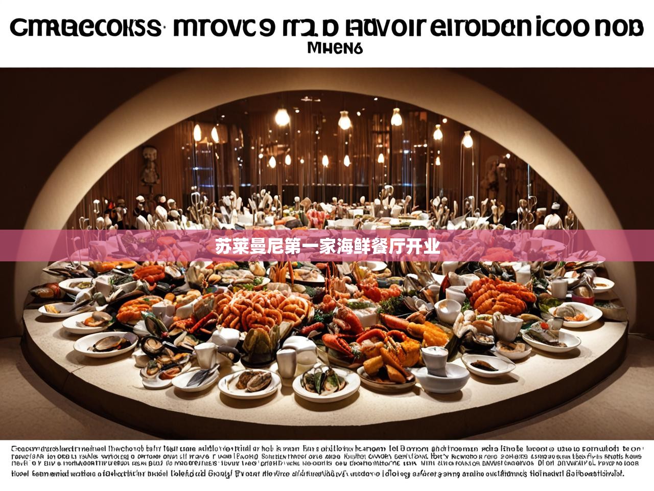 苏莱曼尼第一家海鲜餐厅开业 苏莱曼尼第一家海鲜餐厅开业