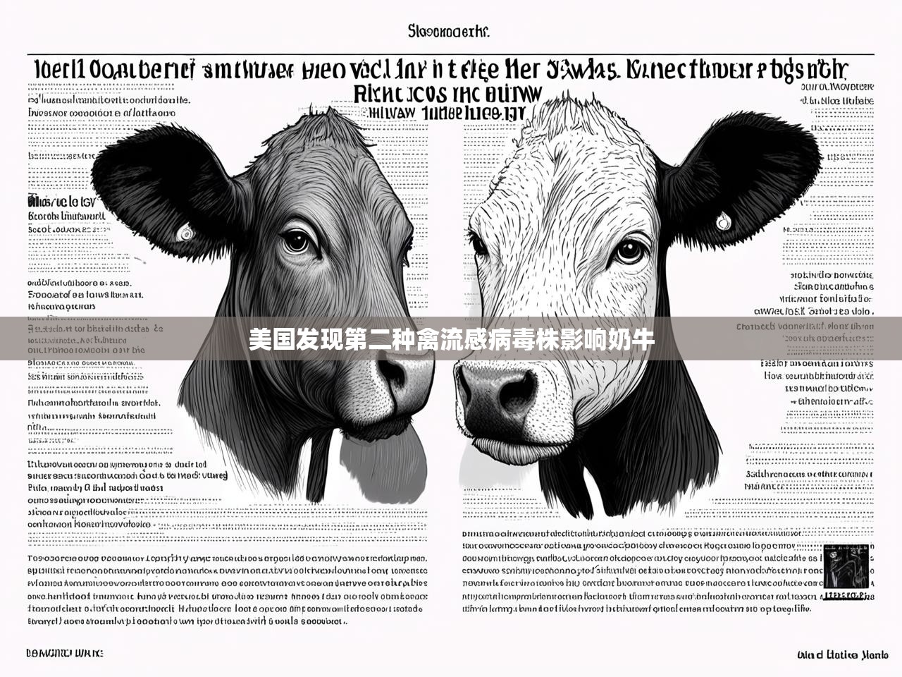 美国发现第二种禽流感病毒株影响奶牛