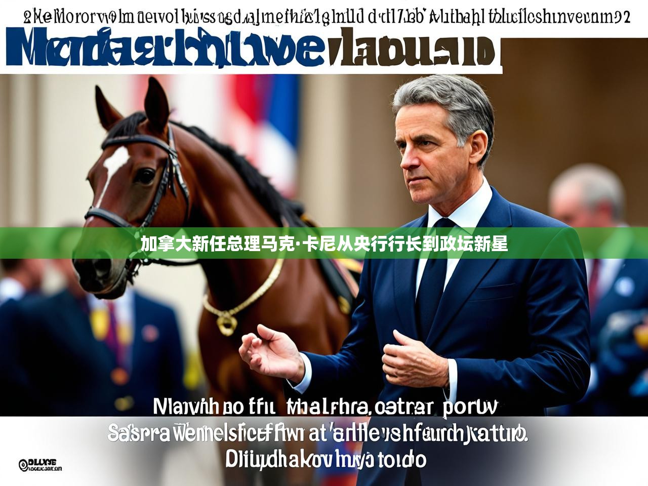 加拿大新任总理马克·卡尼从央行行长到政坛新星