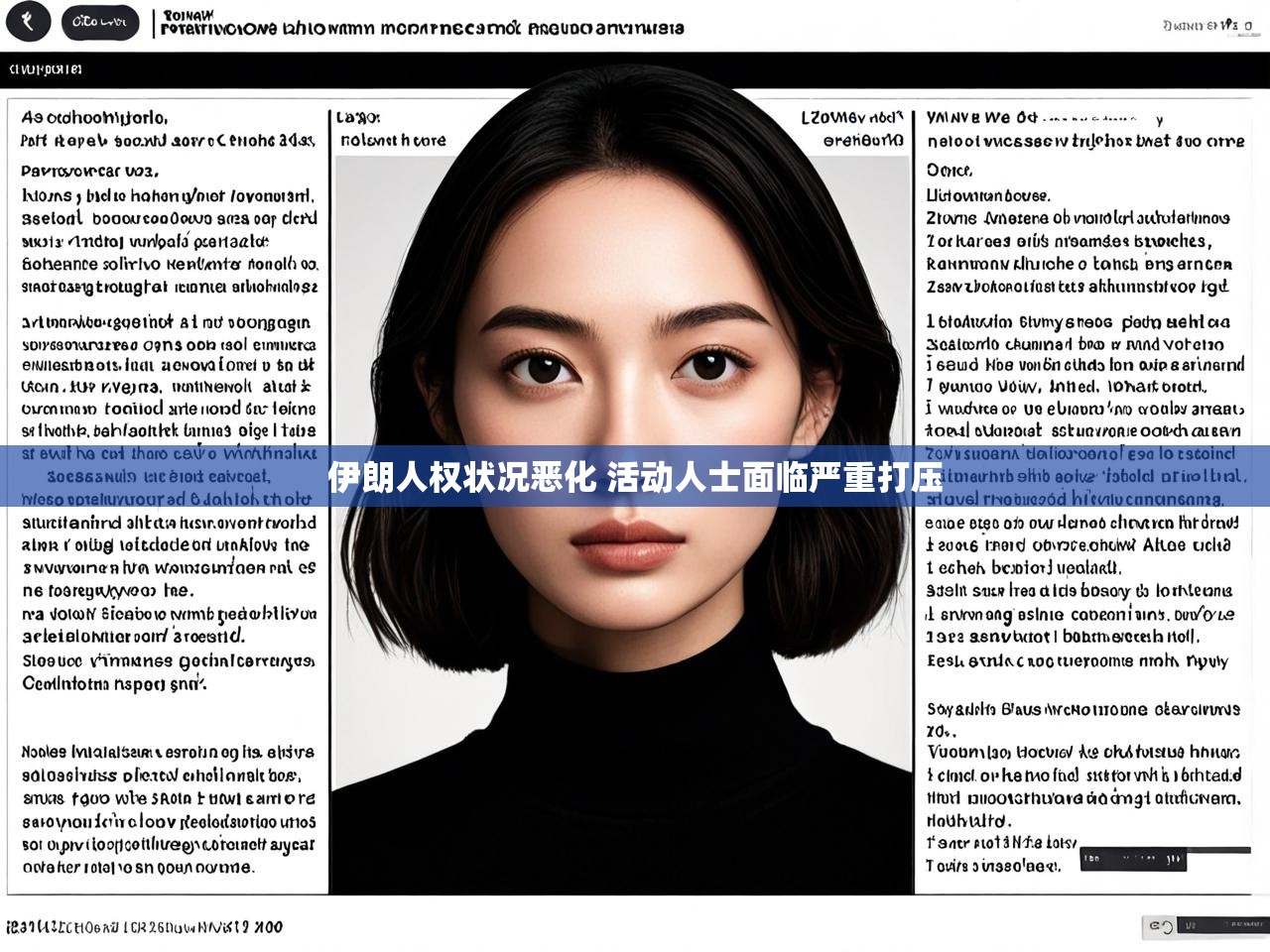 伊朗人权状况恶化 活动人士面临严重打压 伊朗人权状况恶化 活动人士面临严重打压