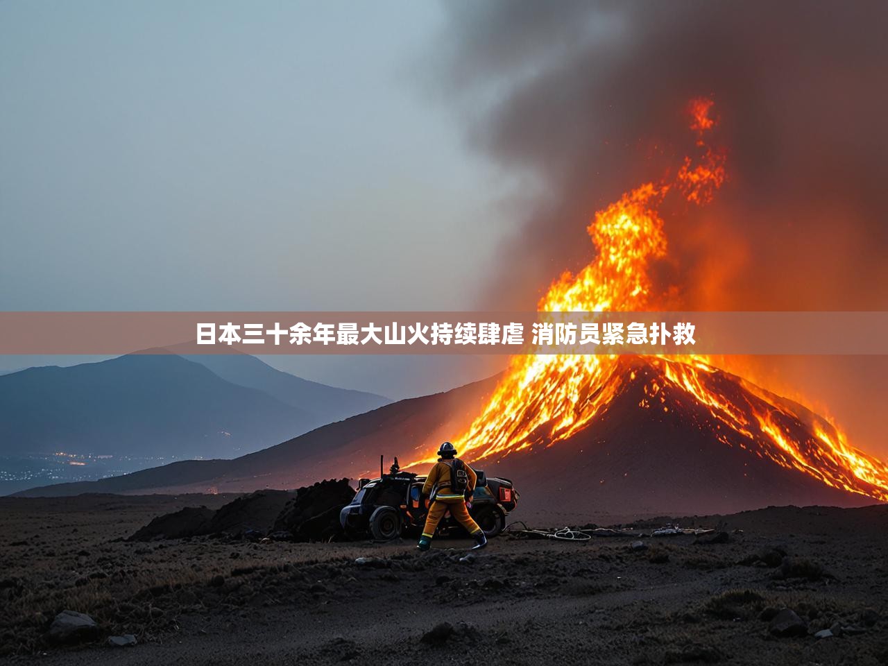 日本三十余年最大山火持续肆虐 消防员紧急扑救 日本三十余年最大山火持续肆虐 消防员紧急扑救
