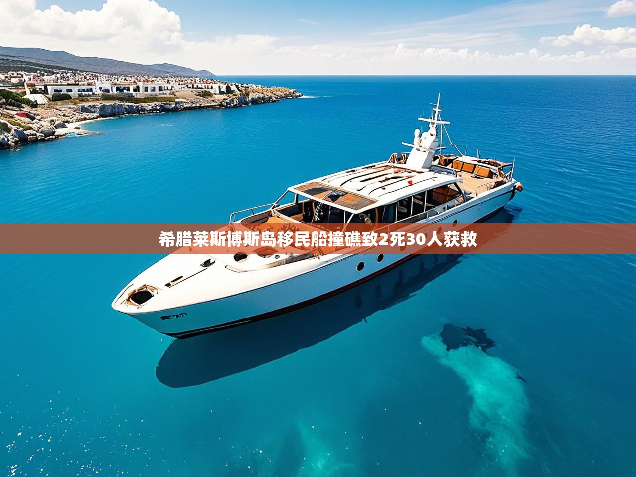希腊莱斯博斯岛移民船撞礁致2死30人获救