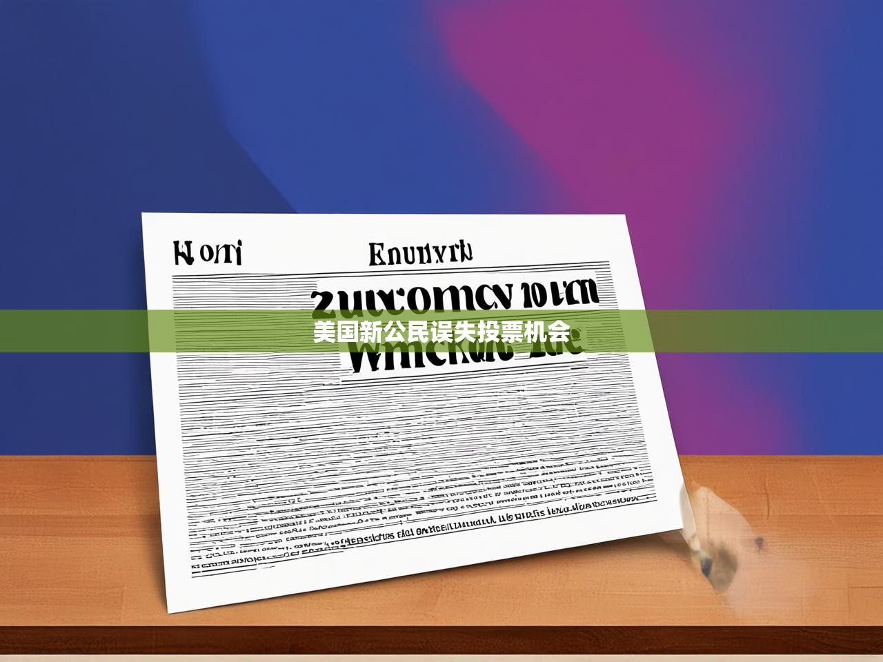美国新公民误失投票机会