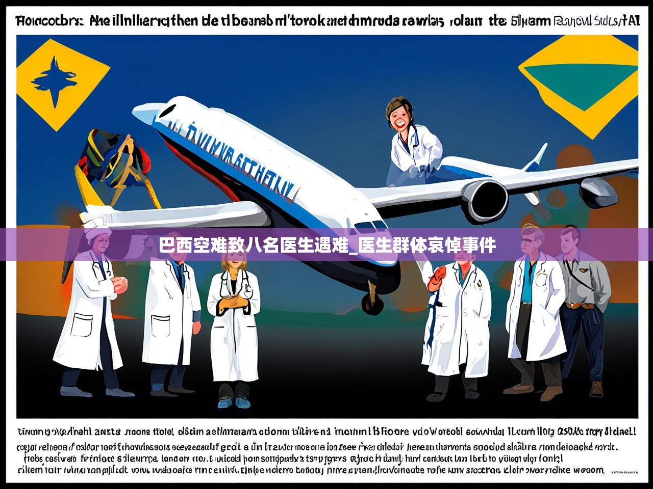 巴西空难致八名医生遇难_医生群体哀悼事件