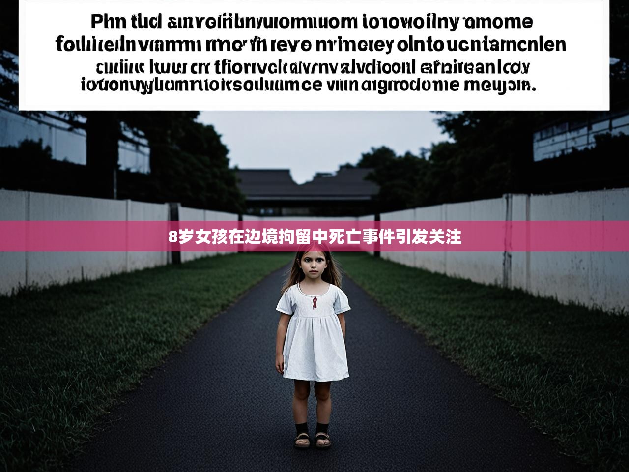 8岁女孩在边境拘留中死亡事件引发关注