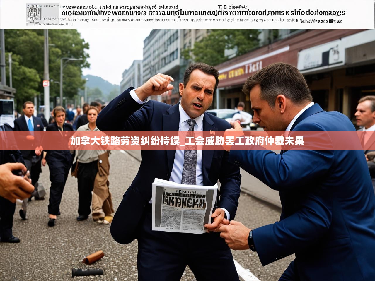 加拿大铁路劳资纠纷持续_工会威胁罢工政府仲裁未果