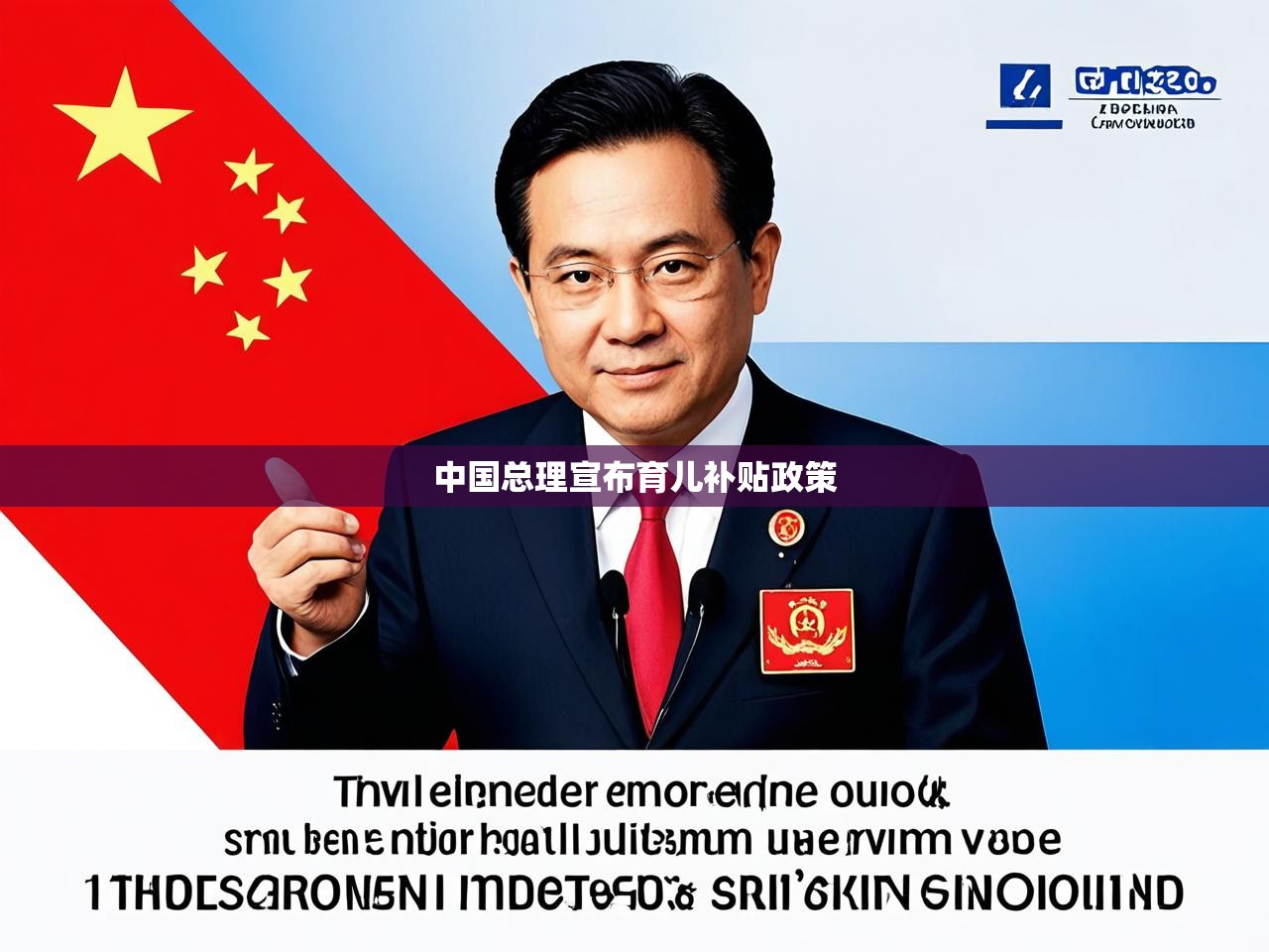 中国总理宣布育儿补贴政策 中国总理宣布育儿补贴政策