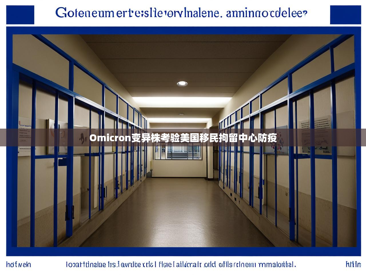 Omicron变异株考验美国移民拘留中心防疫