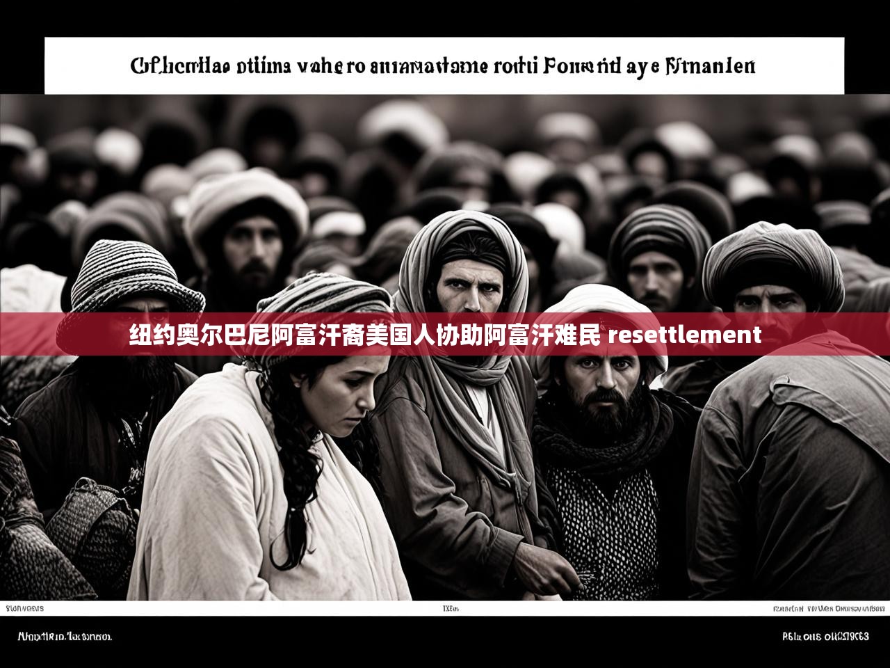 纽约奥尔巴尼阿富汗裔美国人协助阿富汗难民 resettlement