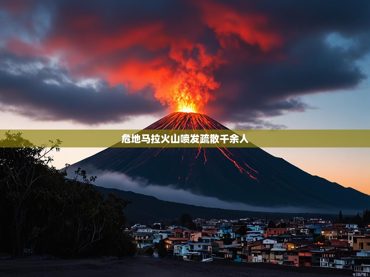 危地马拉火山喷发疏散千余人