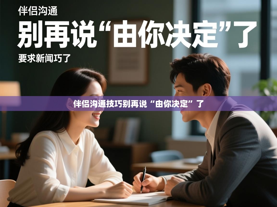 伴侣沟通技巧别再说“由你决定”了