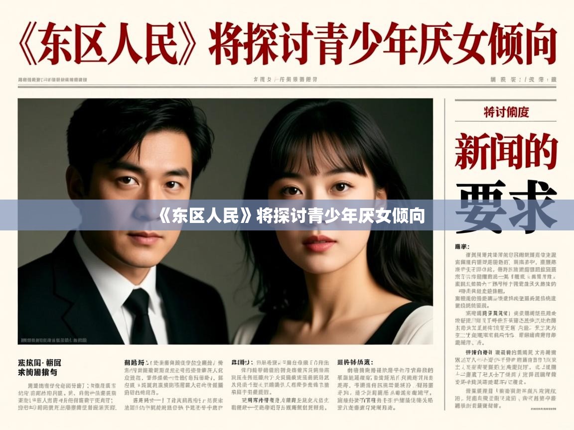 《东区人民》将探讨青少年厌女倾向