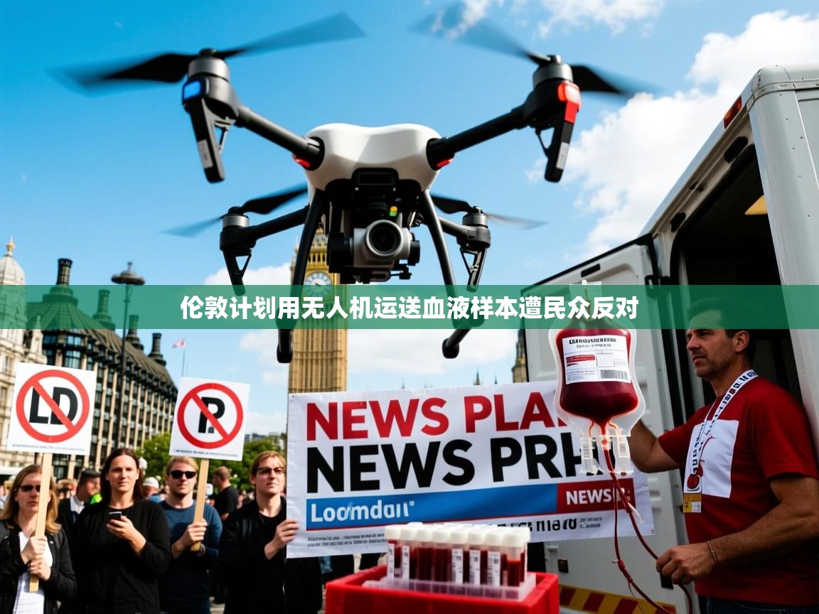 伦敦计划用无人机运送血液样本遭民众反对 伦敦计划用无人机运送血液样本遭民众反对