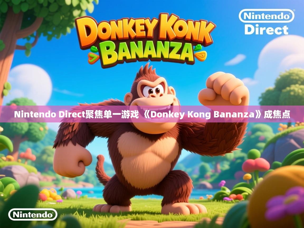 Nintendo Direct聚焦单一游戏 《Donkey Kong Bananza》成焦点 Nintendo Direct聚焦单一游戏 《Donkey Kong Bananza》成焦点