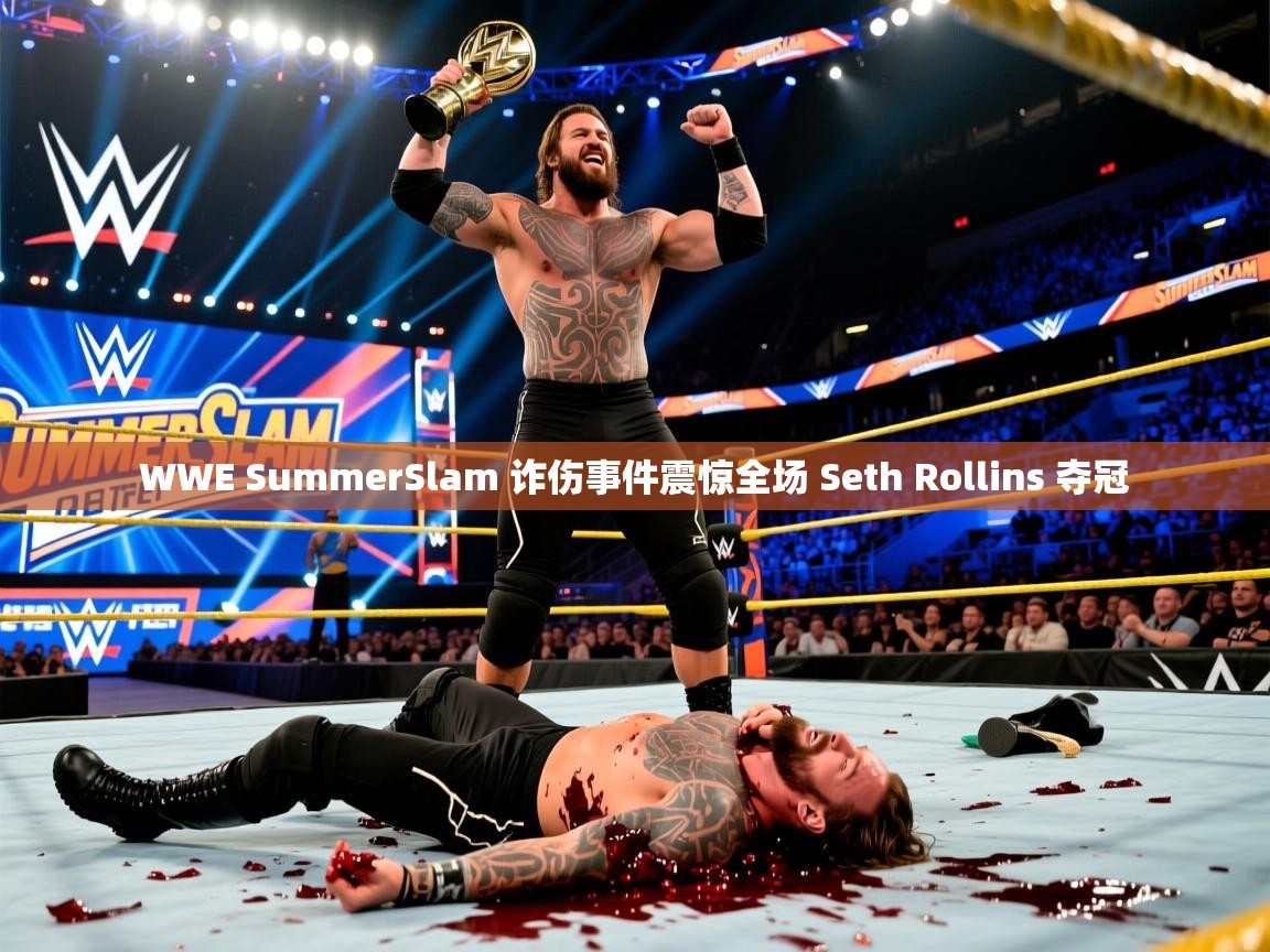 WWE SummerSlam 诈伤事件震惊全场 Seth Rollins 夺冠 WWE SummerSlam 诈伤事件震惊全场 Seth Rollins 夺冠