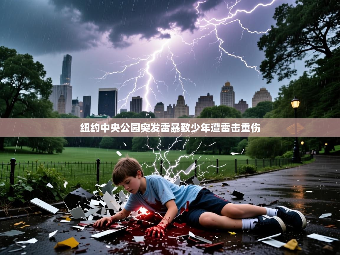 纽约中央公园突发雷暴致少年遭雷击重伤 纽约中央公园突发雷暴致少年遭雷击重伤