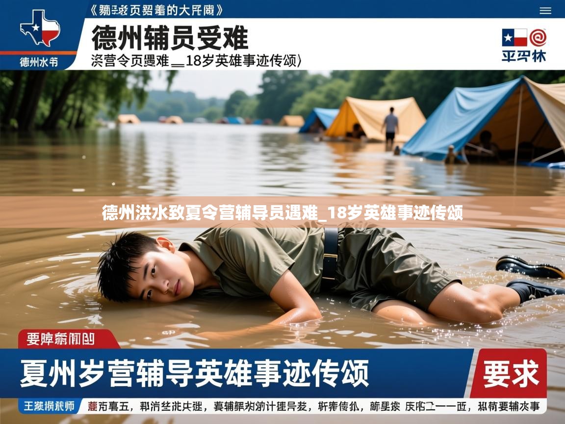 德州洪水致夏令营辅导员遇难_18岁英雄事迹传颂