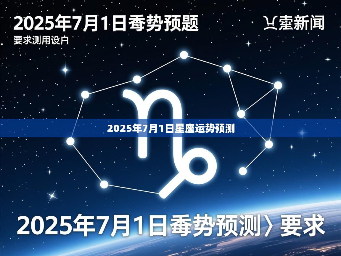 2025年7月1日星座运势预测 2025年7月1日星座运势预测