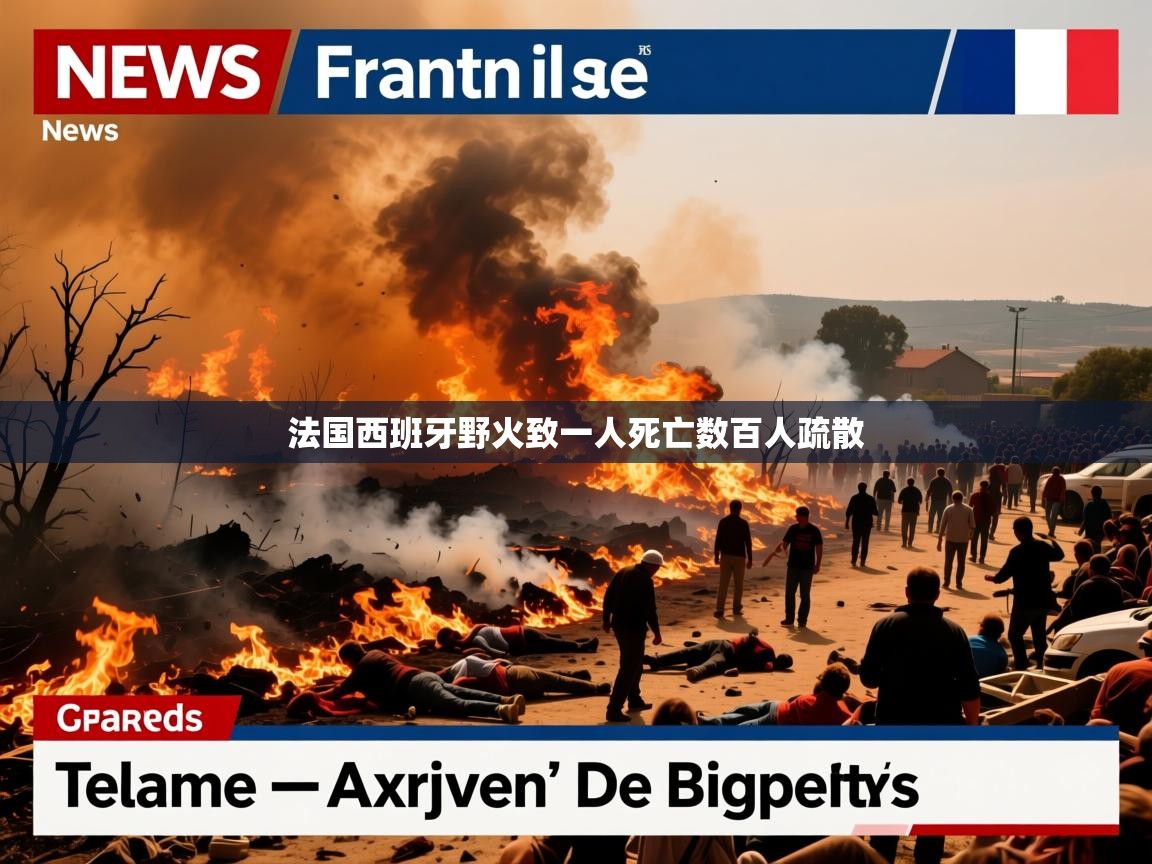法国西班牙野火致一人死亡数百人疏散