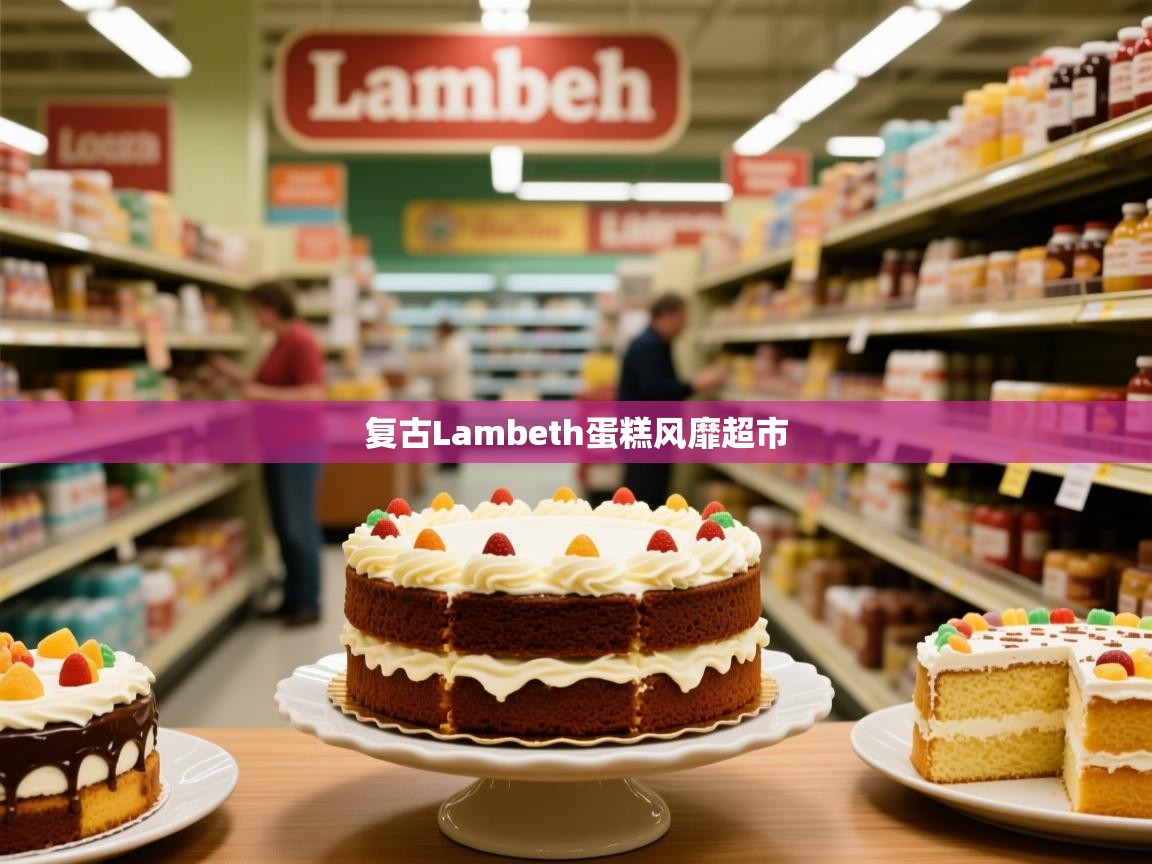 复古Lambeth蛋糕风靡超市