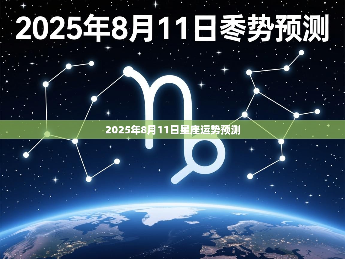 2025年8月11日星座运势预测