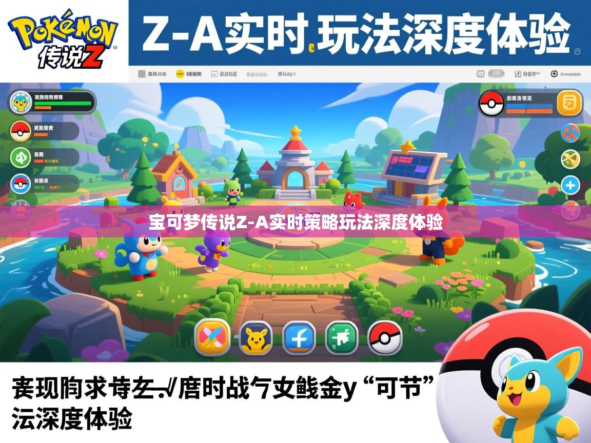 宝可梦传说Z-A实时策略玩法深度体验 宝可梦传说Z-A实时策略玩法深度体验