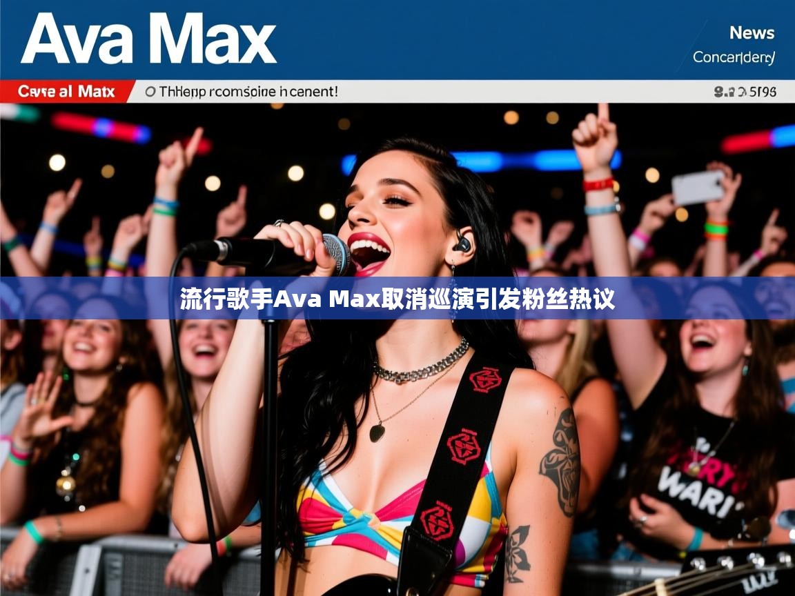 流行歌手Ava Max取消巡演引发粉丝热议 流行歌手Ava Max取消巡演引发粉丝热议