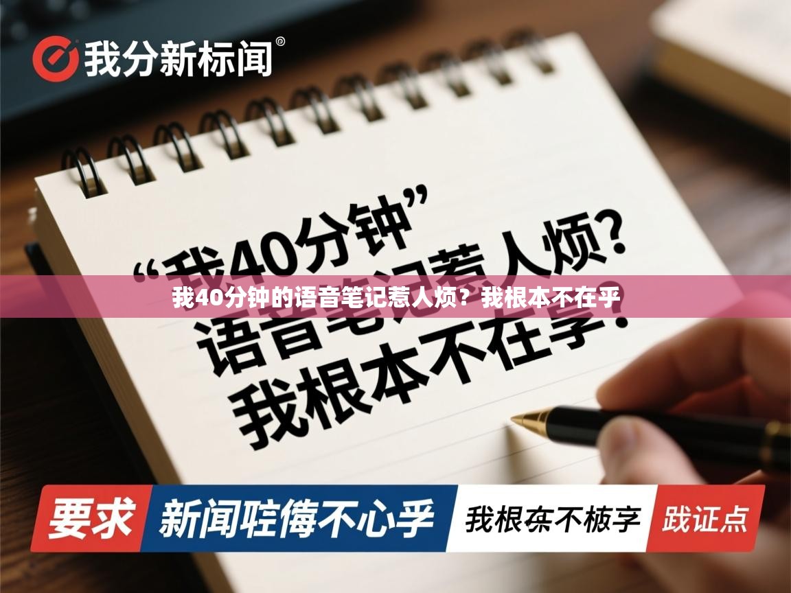 我40分钟的语音笔记惹人烦？我根本不在乎
